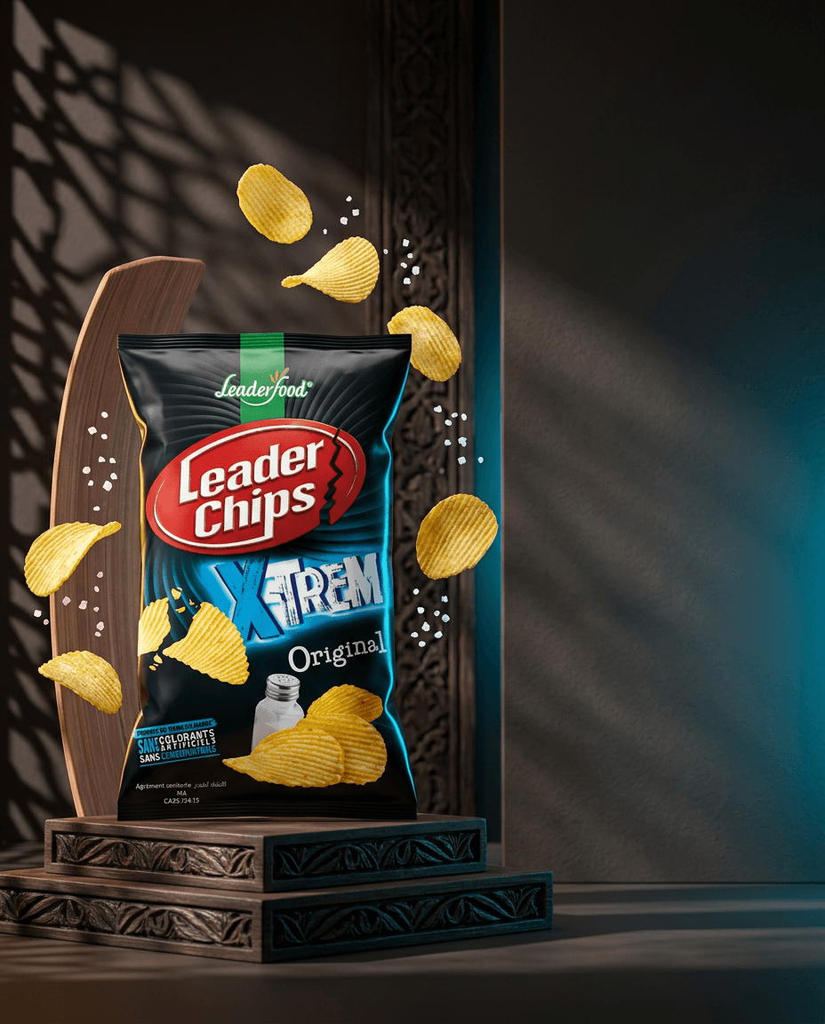 Leader Chips X-Trem Salt campaign visual