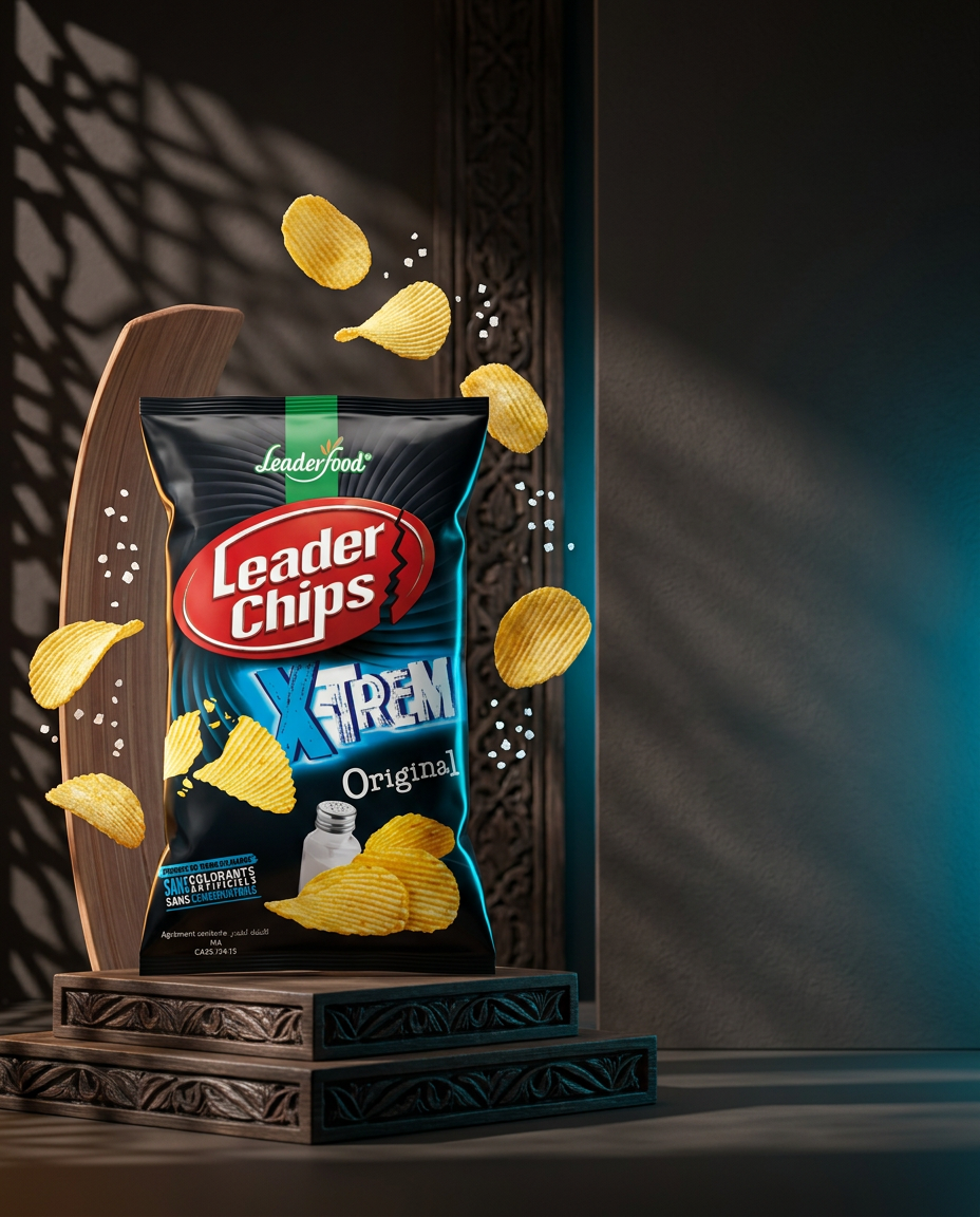 Leader Chips X-Trem Salt campaign still